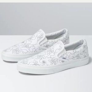 NWT Vans U-Paint Classic Slip On, size Womens 8.5/Mens 7
